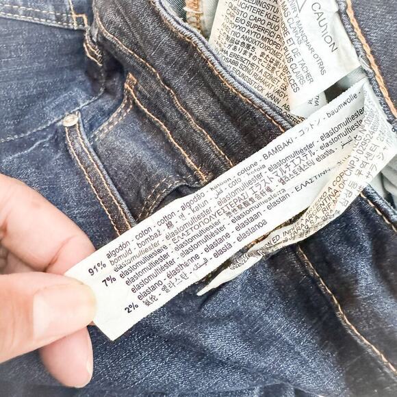Zara Skinny Dark Wash Stretch Denim Jeans Size 10 - Picture 4 of 8